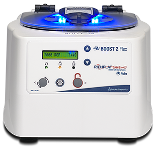Photo of the BOOST 2 Flex centrifuge