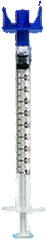 Photo of the 1mL syringe component