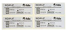 Photo of the chart label